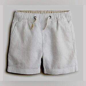NEW - J. Crew Crewcuts Boys' drawstring twill dock short. Color: Light Gray.
